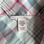 Victoria's Secret  Pink and Gray Plaid Blouse Photo 4