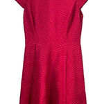 Enfocus Studio EN FOCUS STUDIO Red Texture Mini Dress Size 12 Photo 0