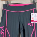 NWT Kari Traa Gray and Pink Louise Leggings Womens XS Athleisure Reflective Photo 4