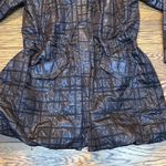 Samuel Dong Quoted Parka Dress/Coat Brown Size L Photo 1