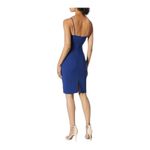 Likely Blue Bodycon Jaden Dress Spaghetti Straps Front Zipper Womens Size 0 New Photo 3