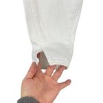 AMO White Twist Seam Midrise Sea Salt Ankle Skinny Jeans Size 26 Photo 10