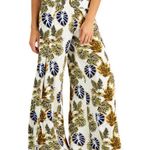 REWASH  Smocked Wrap Wide Leg Pants Palm Print XL Boho Gypsy Beach Vacation EUC Photo 3