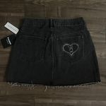 PacSun Play bunny denim rhinestone mini skirt Photo 1