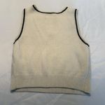 Hollister Women’s Cropped Sweater Vest Size Small Cream Photo 9