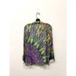 ETRO Paisley Print 100% Silk Button Down Shirt Multicolor Women's Size 40 / 4 Photo 1