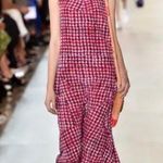 Tory Burch Sonda Silk Runway Tea Length Dress $595 Size 12 Photo 0