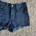 Levi's Levi Strauss & Co Dark Wash Jean Shorts Size 26 Photo 6