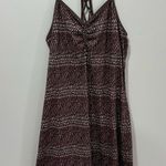 prAna  Elixir Athletic Dress Racerback Strappy Volcanic Plum Sumatra Athleisure Photo 2