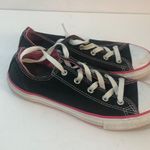 Converse All Star Double Tongue Juniors SZ 3 Converts To Ladies SZ 4.5/5 Sneaker Black Pink Photo 3