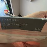 Talbots  Straight Leg Chino light pink‎ Women’s SIZE 18 new with tags Photo 4