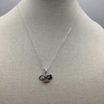 Silverplated New Butterfly Cloverl Lucky Beauty U Multicolor Gemstones Necklace Multiple Photo 4