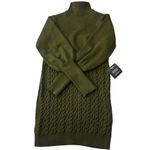 Lulus  Olive Green Cable Knit Sweater Dress – Size Small Fits Med (NWT) Photo 3