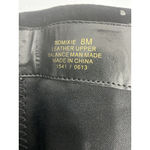 Bandolino Womans Mixie 8 M Black Suede Studs Zip Up Knee Length Heel Boots Photo 6