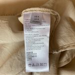 Maeve  by Anthropologie Sleeveless High Neck Shimmery Ivory Gold Top Photo 9