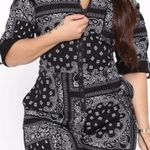 American Bazi Bandanna Print Cargo Jumpsuit Photo 2