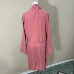 Threads By Bed Threads Robe OS Mauve Pink 100 Linen Belted Kimono Pockets Comfy Size undefined Photo 5