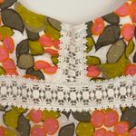 Milly  Floral Swiss Dot Fit & Flare Dress Size 6 Photo 7