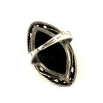 925 Sterling Silver Ring with Lapis and Mother of Pearl Photo 3