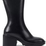 INC boots woman black zipper EVERETT ZIPPER OUTDOOR RAIN heeled BOOT New Size 10 Photo 0