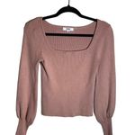 BB Dakota Women's  Steve Madden Puff Sleeve Square Neck Sweater “Size XL” (B35) Photo 0