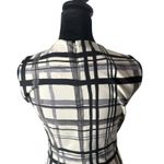 J. McLaughlin  Devon Plaid Sleeveless‎ Sheath Dress Size XS Stretch Office Retro Photo 7