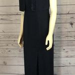 Y2K VINTAGE J. R. NITES BY CALIENDO Navy long dress & Bolero jacket 8 petites Blue Size 8P Photo 4