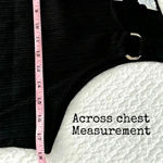 Blue Rain NWT Francesca's  Women’s Medium Black Nina Knitted Tank Midi Dress Photo 7