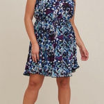 Torrid  Mini‎ Ruffle Trim Dress Chiffon Floral Multi-Color Plus Size 1X NWT Photo 0