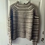 Rails  Echo Chunky Roll Neck Pullover Sweater in Brown Striped Womens Size XS Photo 8