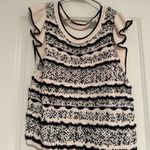 Anthropologie Pilcro for  Top Sweater Sleeveless Ruffle Tank Keyhole Back  Photo 0