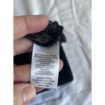 Bobeau  Knit Top M Gray Fuzzy Sleeve Cuffs Photo 5