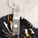 ANDIE NWT x Demi Moore Black Firework Print V-Neck Monaco Bikini Top S Photo 5