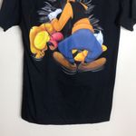 Disney  Mickey and Friends Black Short SleeveT-Shirt wrap around print size S Photo 9