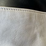 Tignanello Genuine Leather Crossbody Purse Black White Pleated Hobo Tassel Trim Photo 9