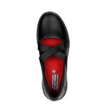 Skechers Leather Work Relaxed Fit Sunrosa Evit Slip Resistant Mary Jane Black 7 Photo 2