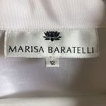 Marisa Baratelli 1990s Silk Blouse Black White Abstract Trim Size 12 Photo 9