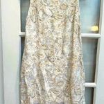 Rachel Ashwell  Women’s Paisley 100% Linen Sleeveless Shift Dress Size Small S Photo 0