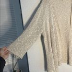 Eileen Fisher Woman 1X Oatmeal Beige Cardigan Sweater Linen Nylon Neutral Fall Photo 1