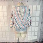 Anthropologie Michael Stars NWT Textured Open-Back Sweater Top size large Photo 8