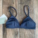 H&M Navy Triangle Bikini Top Photo 7