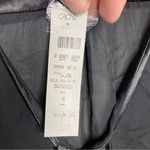 Cache NWT  silk blouse black tie front‎ size medium Photo 3