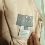 AMSALE Blush Pink Sweetheart Neckline Hourglass Chiffon Strap Maxi Dress Size 6 Photo 6