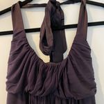 Halter Maxi Dress Purple Size M Photo 1
