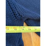 J.Crew Navy Blue Roll Neck Cropped Sweater Size Medium Photo 4