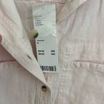 BDG  Pink Linen Sleeveless Button Down Crop Shirt Size S NWT Photo 7
