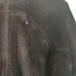 Patagonia Black Polartec Deep Pile Fleece Full Zip Jacket Women Sz S VTG Photo 5