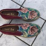 Anthropologie Coral Blue Beaded Sneakers Photo 1