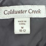 Coldwater Creek  Vest Womens‎ Gray Down Ski Puffer Winter M 10-12 Outerwear Photo 8