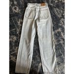 H&M &Denim 90’s Straight Ultra High Waist Jeans Wide Leg Light Distressed Size 2 Photo 1